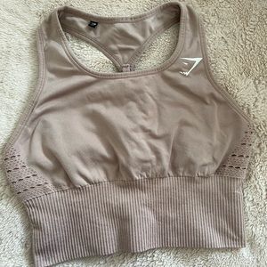 Gymshark bra in taupe